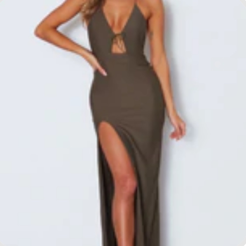 White fox boutique maxi dress